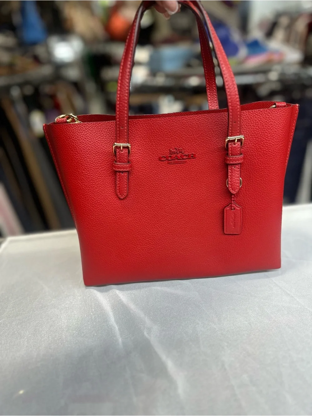 Coach MOLLIE TOTE 25 new no tag .